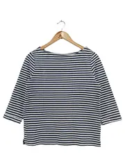 Vorschaubild 1 von Damen Langarmshirt Gestreift Blau Maritim Einheitsgröße