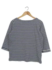 Vorschaubild 2 von Damen Langarmshirt Gestreift Blau Maritim Einheitsgröße