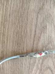 Vorschaubild 4 von Damen Halskette Kreuz Anhänger Rot Metall 21 cm Alltag