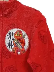 Vorschaubild 2 von Ninjago Fleecejacke Kinder Gr. 110/116 Rot Reißverschluss Fleece