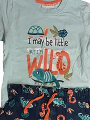 Vorschaubild 2 von Baby Twin Set Kurzarm T-Shirt Shorts Tiermotiv Gr. 74
