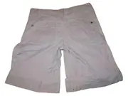 Vorschaubild 5 von Mädchen Bermuda Shorts Gr. 138/140 Beige Baumwolle Stickerei