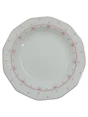 Vorschaubild 1 von Suppenteller Weiß Porzellan 22 cm Florales Muster Klassisch