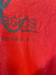 Vorschaubild 2 von Damen T-Shirt Gr. 60/5XL Rot Basic V-Ausschnitt Relaxed Fit