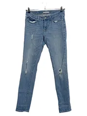 Vorschaubild 1 von 711 Skinny Jeans Damen W28 Hellblau Destroyed Used Look