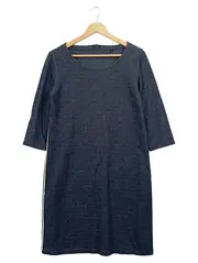 Vorschaubild 1 von Damen Freizeitkleid Gr. 42/XL Grau Casual Baumwolle