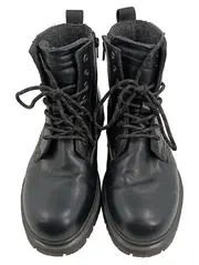 Vorschaubild 2 von Herren Stiefel Schwarz Gr. 41 Leder Schnürstiefel Boots