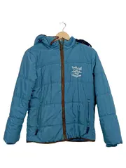 Vorschaubild 1 von Steppjacke Kinder Gr. M Petrol Outdoor Kapuze Winterjacke