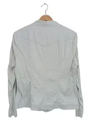 Vorschaubild 2 von Damen Leichte Jacke Gr. N6/44 Grau Asymmetrisch Lyocell