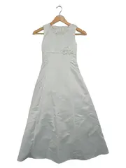 Vorschaubild 1 von Kommunionkleid Mädchen Festkleid Weiß Gr. 134 Perlen
