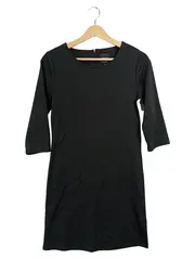 Vorschaubild 1 von Damen Freizeitkleid Gr. 36/S Schwarz Casual 3/4 Arm