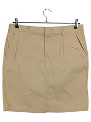 Vorschaubild 1 von Moda Damen Rock Beige Gr. 42/XL Baumwolle Casual