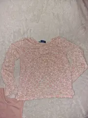 Vorschaubild 12 von Mädchen Langarmshirt Gr. 128/134 Rosa Blumenmuster Baumwolle
