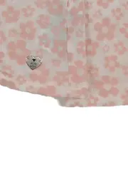 Vorschaubild 2 von Mädchen Langarmshirt Gr. 128/134 Rosa Blumenmuster Baumwolle