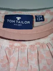 Vorschaubild 9 von Mädchen Langarmshirt Gr. 128/134 Rosa Blumenmuster Baumwolle