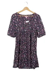 Vorschaubild 1 von EDC Damen Freizeitkleid Blumenmuster Mehrfarbig Gr. 36