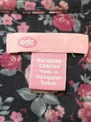 Vorschaubild 5 von EDC Damen Freizeitkleid Blumenmuster Mehrfarbig Gr. 36