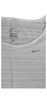 Vorschaubild 2 von Dri-Fit Sport Shirt Damen Weiß Gr. S Kurzarm Meliert Logo