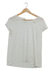 Vorschaubild 1 von Dri-Fit Sport Shirt Damen Weiß Gr. S Kurzarm Meliert Logo