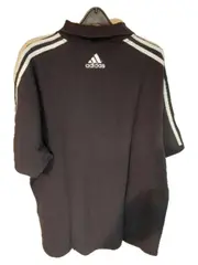 Vorschaubild 2 von Poloshirt Herren XL Schwarz 3-Streifen Baumwolle Sportlich