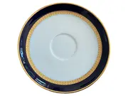 Vorschaubild 1 von Tasse Unterteller Porzellan Blau Geometrisch Festlich Elegant