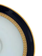 Vorschaubild 3 von Tasse Unterteller Porzellan Blau Geometrisch Festlich Elegant