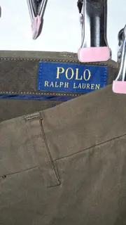 Vorschaubild 5 von Chino Hose Herren W32 Oliv Baumwolle Stoffhose