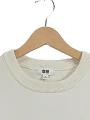 Vorschaubild 7 von Damen Pullover Gr. 38 M Weiß Gestreift Maritim Baumwoll-Mix