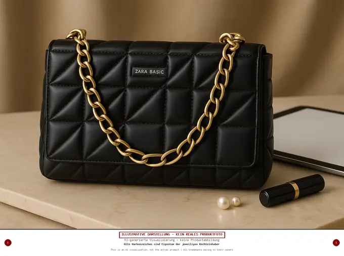 Tasche Schwarz Stofftasche Zara Shopper Zara Online Shop Taschen