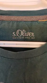 Vorschaubild 2 von Herren T-Shirt Gr. L Petrol Logo Print Freizeit Casual Baumwolle