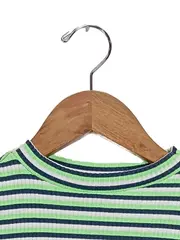 Vorschaubild 3 von Kinder T-Shirt Gestreift Mehrfarbig Gr. 152 Baumwolle