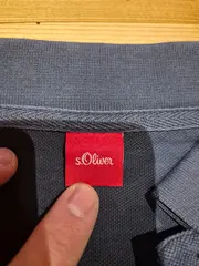 Vorschaubild 2 von Poloshirt Herren Gr. M grau Kurzarm Wolle Casual