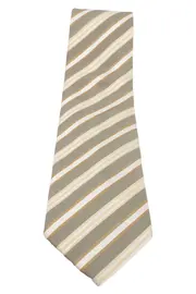 Vorschaubild 1 von Krawatte Herren Seide Beige Gestreift Business Elegant