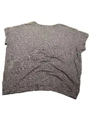 Vorschaubild 2 von Damen Shirt T-Shirt Gr. L Schwarz Weiß Strukturmuster