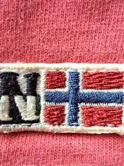 Vorschaubild 5 von T-Shirt Kinder Gr. 128 Rot Logo Geographic Baumwolle