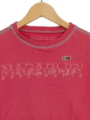 Vorschaubild 4 von T-Shirt Kinder Gr. 128 Rot Logo Geographic Baumwolle
