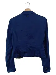 Vorschaubild 2 von Damen Blazer Gr. 38/M Blau Klassisch Elegant