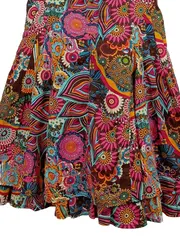 Vorschaubild 4 von Kinder Sommerkleid Gr. 140 Mehrfarbig Bohemian Blumenmuster