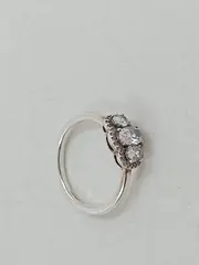 Vorschaubild 2 von Ring Damen 925 Silber Strass Gr. 54 Elegant Festlich Klassisch