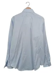 Vorschaubild 2 von Herren Business Hemd Gr. L Slim Fit Blau Baumwolle