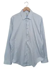 Vorschaubild 1 von Herren Business Hemd Gr. L Slim Fit Blau Baumwolle