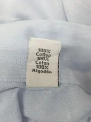 Vorschaubild 5 von Herren Business Hemd Gr. L Slim Fit Blau Baumwolle