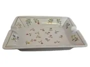 Vorschaubild 1 von Aschenbecher Blumenmuster Handgemalt Romantisch Weiß 19cm