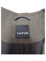 Vorschaubild 4 von Taifun Blazer Damen Grau Meliert Business Jacke Gr. 44 XXL Büro Langarm