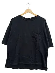 Vorschaubild 1 von Trafaluc Damen T-Shirt Oversized Schwarz Brusttasche Gr. S