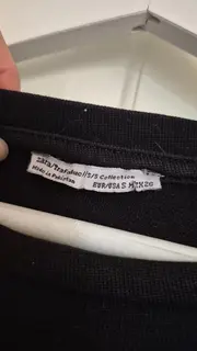Vorschaubild 3 von Trafaluc Damen T-Shirt Oversized Schwarz Brusttasche Gr. S