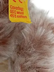 Vorschaubild 4 von Teddybär Plüschtier Knopf im Ohr 17cm Wolle Baumwolle Klassisch