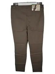 Vorschaubild 2 von Damen Stoffhose Stretch Skinny Fit Hahnentritt Gr. 40 Beige