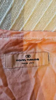 Vorschaubild 3 von Damen Hemdbluse Gr. 38 Orange Viskose Pailletten Casual