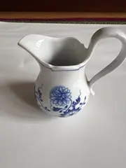 Vorschaubild 3 von Milchkännchen Kanne Weiß Klassisch Blumenmuster 500ml